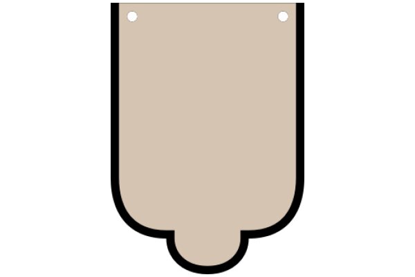 A Simple, Stylized Icon of a Sign or Label