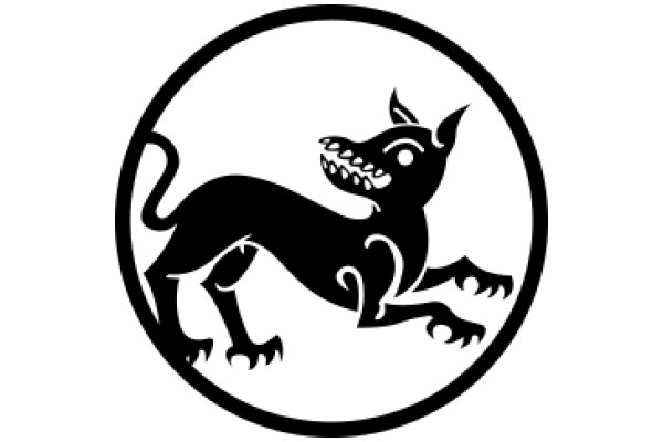 Stylized Illustration of a Dog