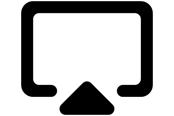 A Simple Icon of a Computer Screen