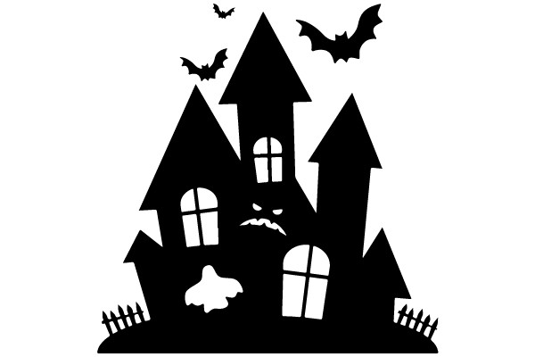 Halloween Castle Silhouette