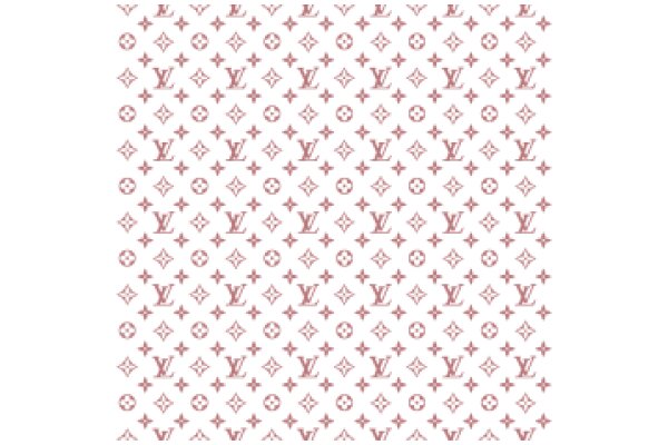 Elegant Pattern of Iconic Louis Vuitton Logos