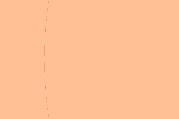 A Solid Circle in a Soft Peach Hue