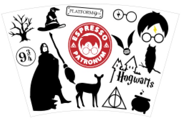A Magical Journey Through Platform 9 3/4: A Collection of Iconic Harry Potter Symbols