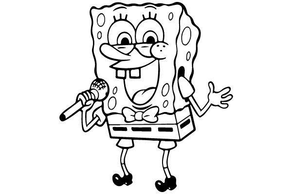 Squiggly Sponge: The Coloring Page Adventure