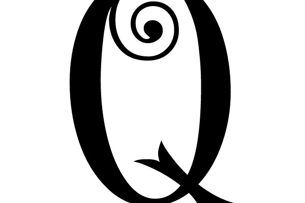 Elegant Script 'Q'