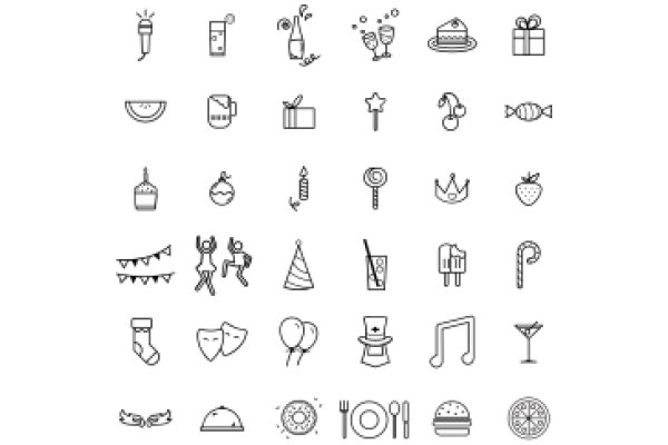 A Collection of Simple Line Drawings
