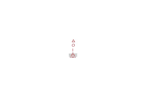Symbolic Geometric Shapes Arrangement