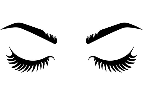 Elegant Eyelashes: A Close-up Study of Beauty and Design
