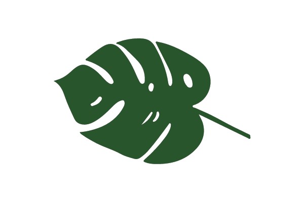Monstera Leaf Symbol