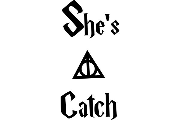 A Playful Blend of Iconic Symbols: The Art of Combining 'She's Catching' and 'Catch' into a Unique Logo