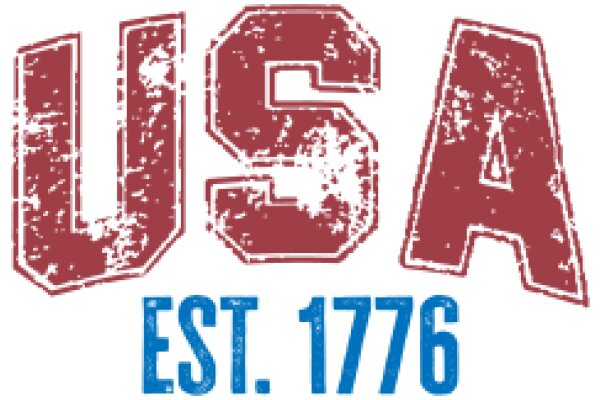 Vintage Americana: The Distinctive Branding of 'USA' Est. 1776