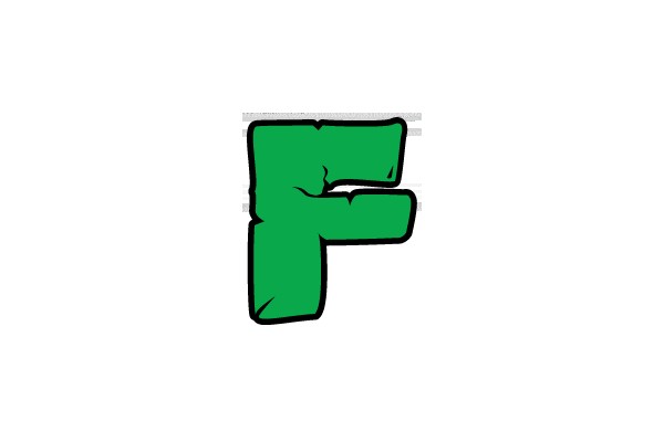 Green F Outline