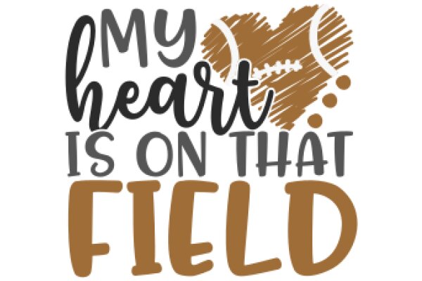 My Heart is on That Field: A Graphic Design for Sports Enthusiasts