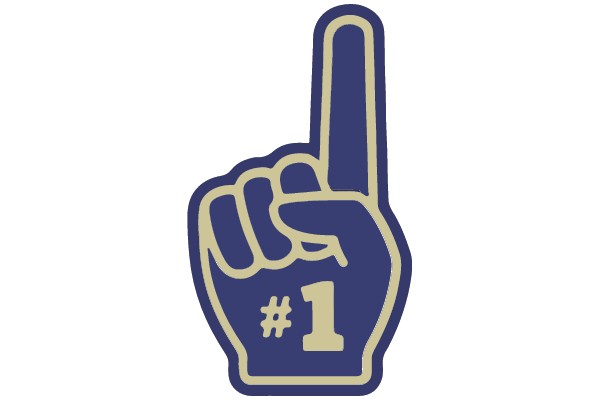 Number One Fan Symbol