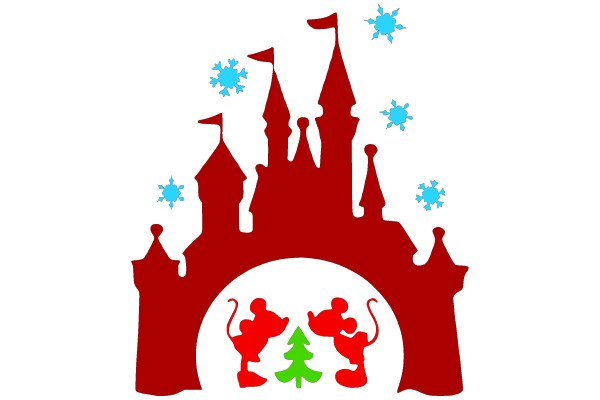 Winter Castle Silhouette