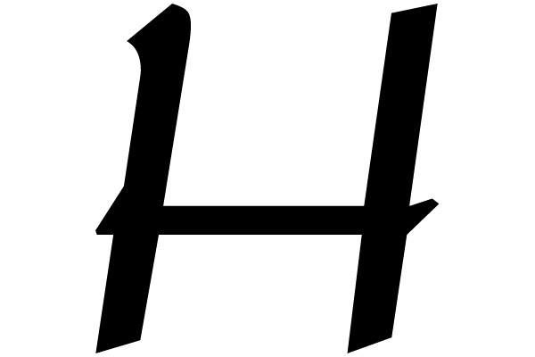 Two Standing Black Stylized 