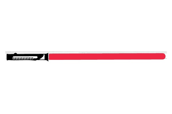 An Image of a Red Horizontal Bar
