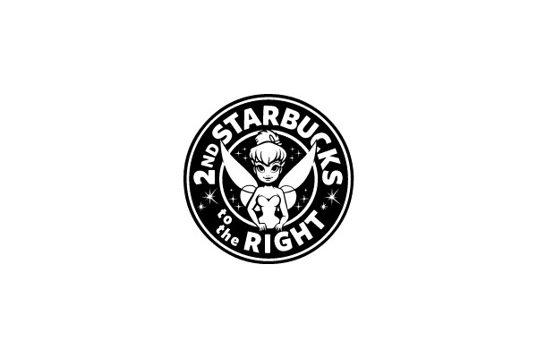 Tinker Bell and the 2nd Starbucks to the Right