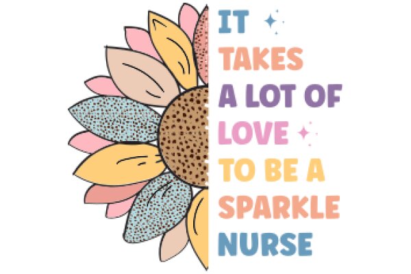 A Nurse's Love for Sparkles: A Colorful Tribute to the Joy of Nursing