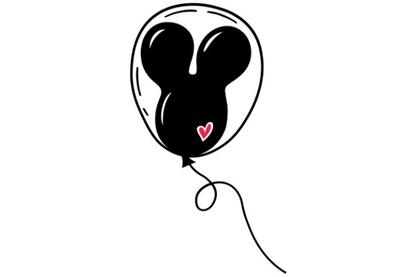 A Whimsical Illustration of Mickey Mouse