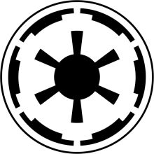 The Star Wars Logo in Black and White