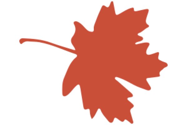 Vivid Red Maple Leaf