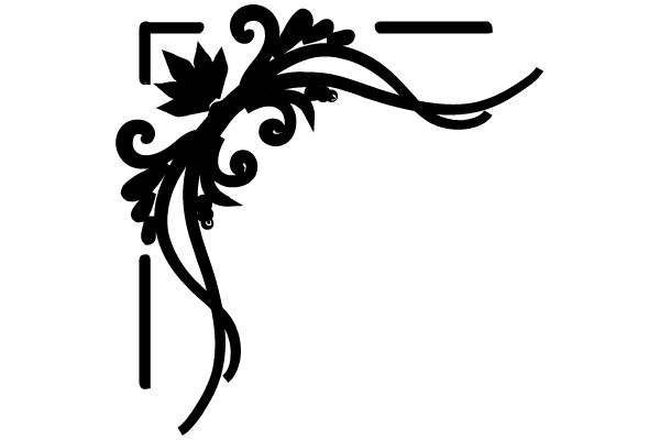 Elegant Floral Corner Ornament