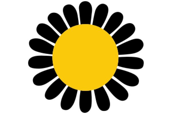 A Bright Sunflower in a Field of White