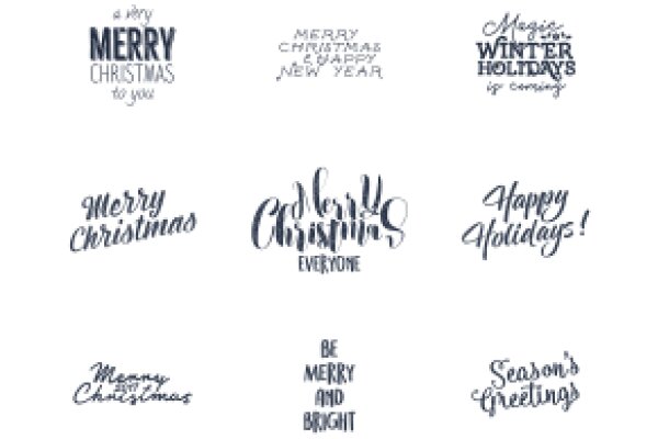 A Festive Collection of Merry Christmas and Happy Holidays Greetings