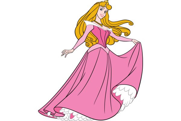 A Princess in a Pink Dress