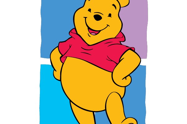Winnie the Pooh in a Pop Art Style