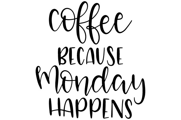 Coffee Because Monday Happens