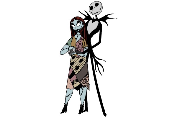 Jack Skellington and Sally: A Gothic Couple