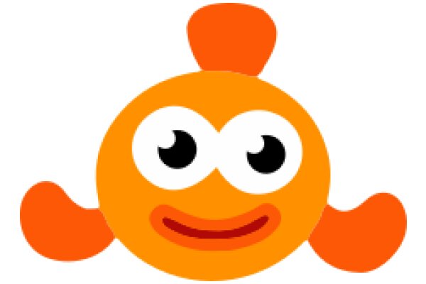 A Friendly Orange Character with a Smile