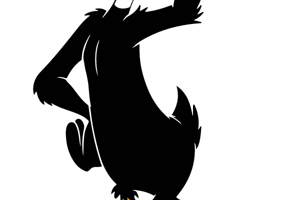 Daffy Duck in a Dynamic Pose