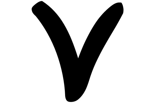 Simple Black Check Mark Symbol
