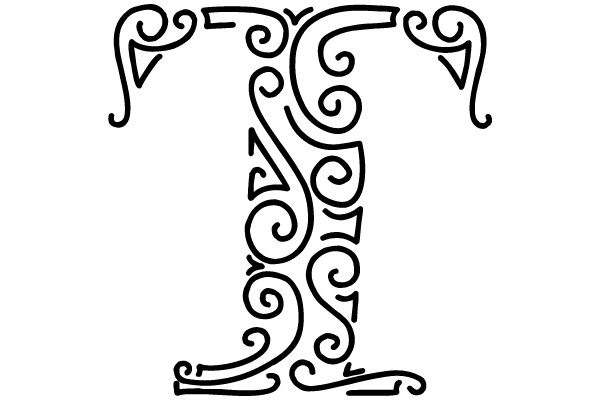 Ornate Letter T