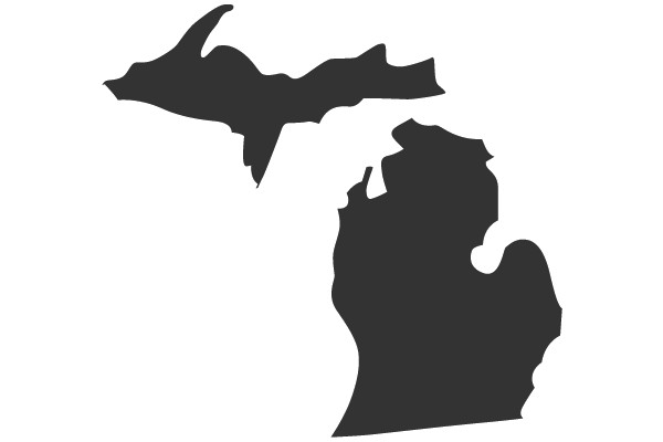 Michigan Outline Map