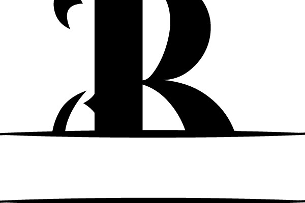 Bold Monochromatic Letter 