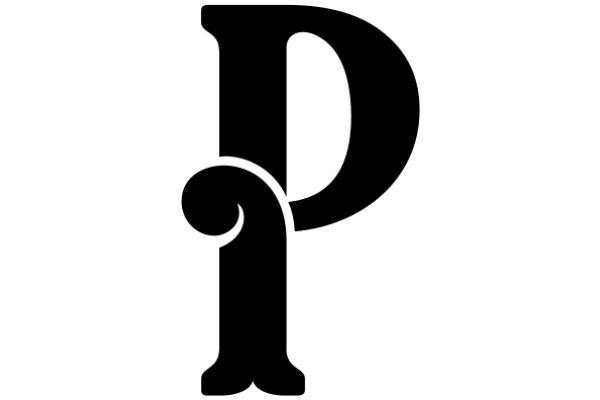 Simplicity in Design: A Letter 'P'