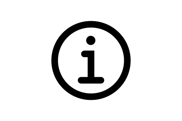 Simplistic Icon of the Letter 'I' in a Circle