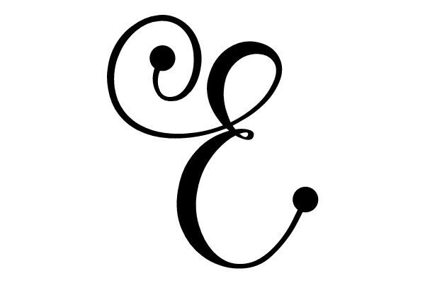 Elegant Swirls & Dots Logo