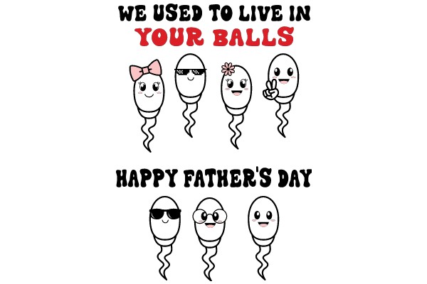Celebrating Father's Day with a Twist: A Collection of Sperm Cartoons