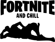 Fortnite and Chill: A Silhouette of a Comfortable Gaming Session