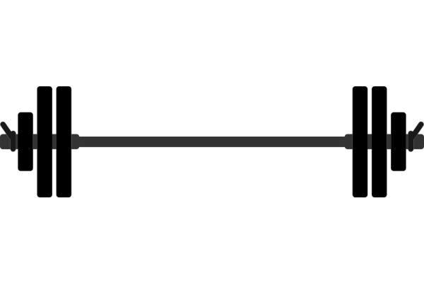 Simplified Representation of a Barbell