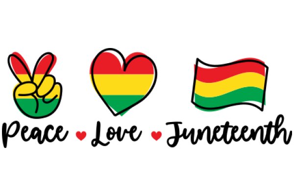 A Colorful Display of Peace, Love, and Juneteenth