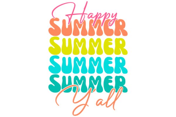 Celebrating the Seasons: A Colorful Greeting for Summer