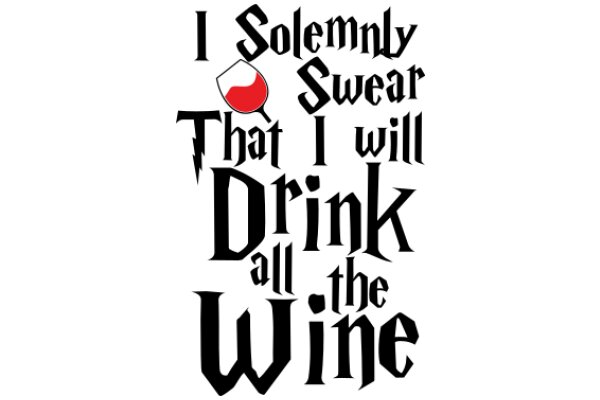 A Humorous Take on a Famous Quote: 'I Solemnly Swear That I Will Drink All the Wine'