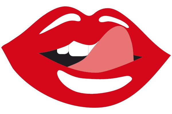 Playful Lip Expression