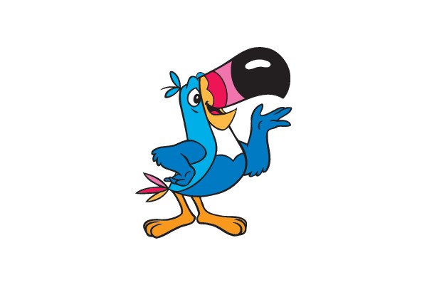 Vibrant Toucan in Motion